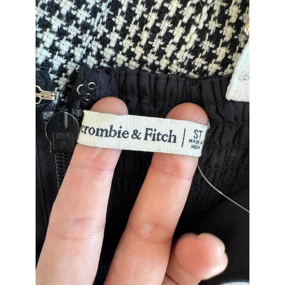 Abercrombie & Fitch Linen Blend Wide Strap Mini Dress Small T Old Money NWT - Picture 8 of 9